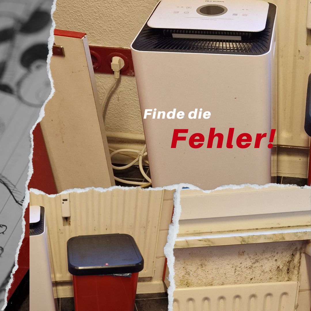Ursache für Schimmelbefall in der Wohnung